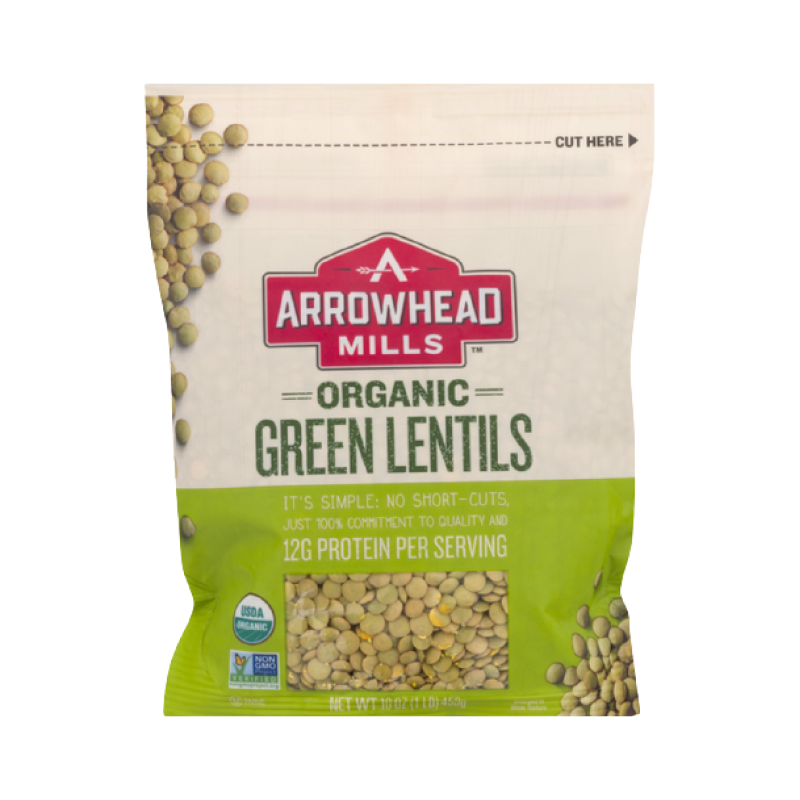 Organic Green Lentils